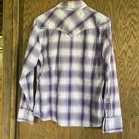 Purple Panhandle Slim‎ Pearl Snap M - Picture 2 of 5